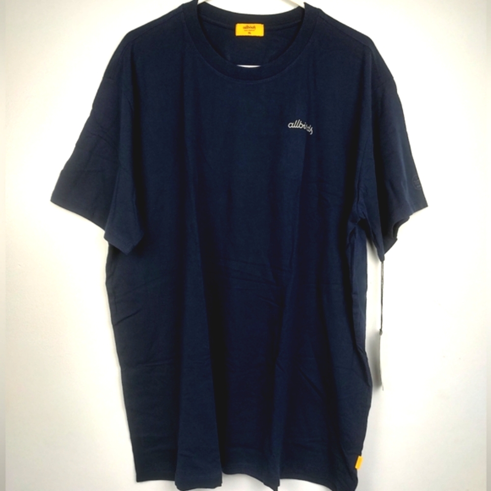 Allgood Cotton Logo Tee Deep Navy Men Size XL